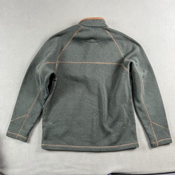 Columbia Jacket Mens Large Gray Quarter 1/4 Zip Fleece Outdoor Pullover - Picture 4 of 6